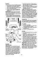 Предварительный просмотр 15 страницы Ariens 96146500 Owner'S Manual