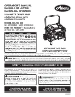 Preview for 1 page of Ariens 986054 Operator'S Manual