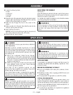 Preview for 16 page of Ariens 986054 Operator'S Manual