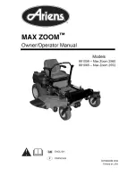 Ariens 991056 Owner'S/Operator'S Manual preview