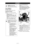 Preview for 10 page of Ariens 991085 Owner'S/Operator'S Manual