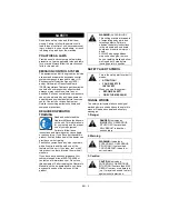 Предварительный просмотр 6 страницы Ariens 991311 Operator'S Manual