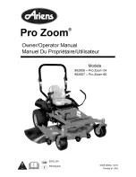 Ariens 992806 Owner'S/Operator'S Manual preview