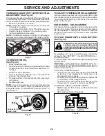 Preview for 22 page of Ariens A125G30 Operator'S Manual