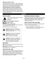 Preview for 3 page of Ariens Contractor 996126 Operator'S Manual