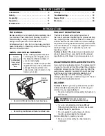 Preview for 2 page of Ariens EZRider 815005 Owner'S/Operator'S Manual