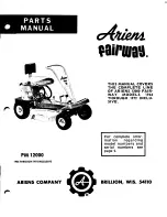 Ariens Fairway 12970 Parts Manual preview