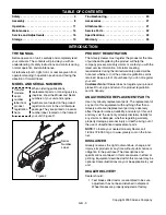 Preview for 3 page of Ariens Gravely 985114 Owner'S/Operator'S Manual