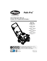 Preview for 1 page of Ariens Path-Pro 136 Manual