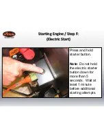 Предварительный просмотр 14 страницы Ariens Path-Pro SS21E Quick Start Manual