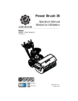 Ariens Power Brush 36 Operator'S Manual preview