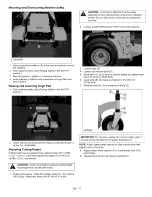 Preview for 11 page of Ariens Pro Zoom 1952S Owner'S/Operator'S Manual