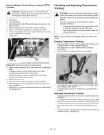 Preview for 25 page of Ariens Pro Zoom 1952S Owner'S/Operator'S Manual