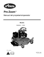 Preview for 45 page of Ariens Pro Zoom 1952S Owner'S/Operator'S Manual