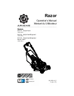 Ariens Razor 911173 Operator'S Manual preview