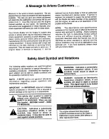 Preview for 2 page of Ariens Sierra 014-1340G Owner'S/Operator'S Manual