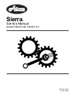 Предварительный просмотр 1 страницы Ariens Sierra 1340G Service Manual