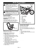 Preview for 14 page of Ariens Sno-Thro 322 Owner'S/Operator'S Manual