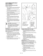 Предварительный просмотр 22 страницы Ariens Sno-Thro 932037-724 Owner'S Manual