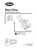 Предварительный просмотр 32 страницы Ariens Sno-Thro 932037-724 Owner'S Manual