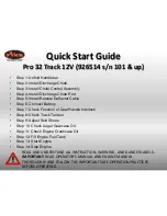 Preview for 1 page of Ariens Sno-Thro Pro 32 Quick Start Manual