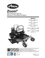 Preview for 1 page of Ariens Zoom 34 Owner'S/Operator'S Manual