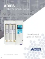 Предварительный просмотр 1 страницы Aries 931213 Installation And Operation Manual