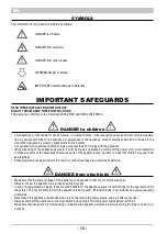 Предварительный просмотр 12 страницы ARIETE 199 202 250 Instructions For Use Manual