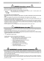 Предварительный просмотр 13 страницы ARIETE 199 202 250 Instructions For Use Manual