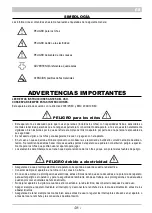 Предварительный просмотр 33 страницы ARIETE 199 202 250 Instructions For Use Manual