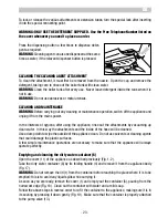 Preview for 25 page of ARIETE 2479 Instructions For Use Manual