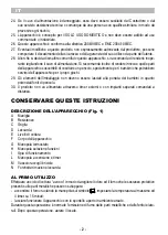 Preview for 4 page of ARIETE BON CUISINE 250 Manual