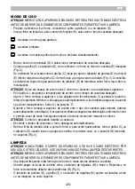 Preview for 25 page of ARIETE BON CUISINE 250 Manual