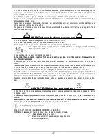 Preview for 49 page of ARIETE MV7.30 Instructions For Use Manual