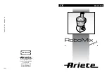 ARIETE RoboMix Compact 1784 Manual preview