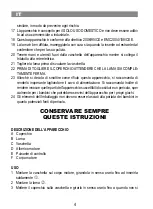 Preview for 4 page of ARIETE Speedy 1819 Manual