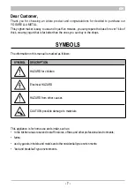 Preview for 9 page of ARIETE Yogurella Metal 620 Manual