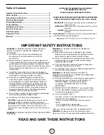 Preview for 2 page of arietta ADI436SSA Installation Instruction Manual