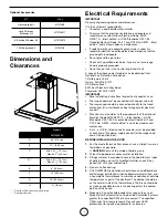 Предварительный просмотр 4 страницы arietta AMT636SSA Installation Instruction Manual