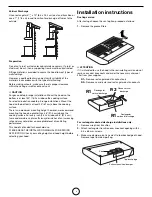 Предварительный просмотр 5 страницы arietta AUR330SSA Installation Instruction Manual