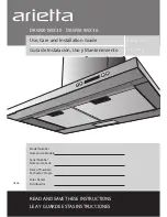 Предварительный просмотр 1 страницы arietta DKW001MX 30 Use, Care And Installation Manual