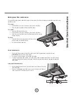 Предварительный просмотр 22 страницы arietta DKW001MX 30 Use, Care And Installation Manual