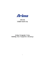 ARIMA SW310 User Manual preview