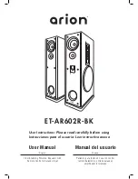 Arion ET-AR602R-BK User Manual preview