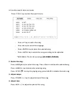 Предварительный просмотр 7 страницы Arirang AR-909A User Manual