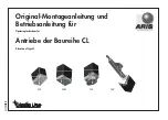 Preview for 1 page of ARIS CL-H Operating Instructions Manual