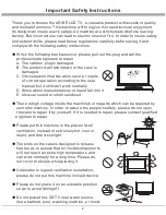 Preview for 4 page of Arise 32" User Manual