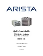 Arista 7500 Series Quick Start Manual preview