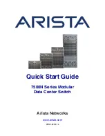 Arista 7500N Series Quick Start Manual preview