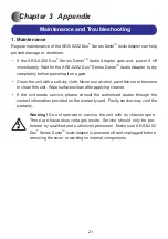 Preview for 21 page of Arista ARS-0202-B00 User Manual